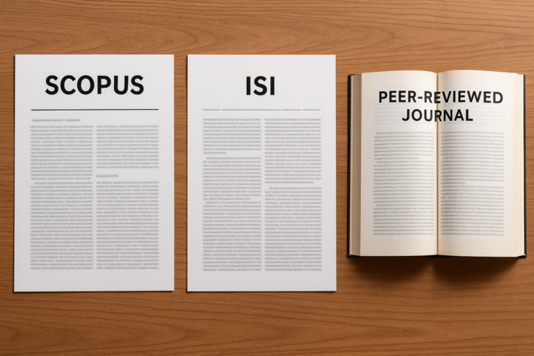 Difference Between Scopus, ISI, and Peer-Reviewed Journals Explained